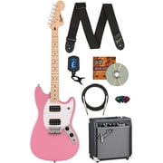 Fender Squier Sonic Mustang - Flash Pink w/ Frontman 10G Amplifier