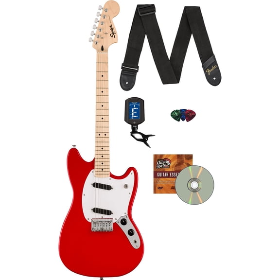 Fender Squier Sonic Mustang - Torino Red w/ Tuner