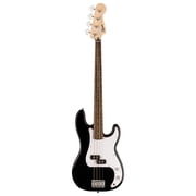 Fender Squier Sonic Precision Bass 4-String Right-Handed Bass Guitar with Poplar Body and Indian Laurel Fingerboard Black