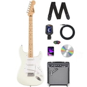 Fender Squier Sonic Stratocaster - Arctic White w/ Amplifier