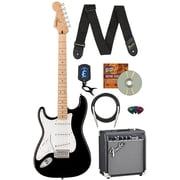 Fender Squier Sonic Stratocaster, Left Handed - Black w/ Frontman 10G Amp