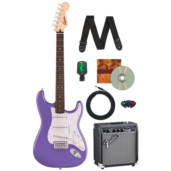 Fender Squier Sonic Stratocaster - Ultraviolet w/ Frontman 10G Amplifier