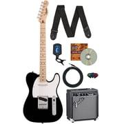 Fender Squier Sonic Telecaster - Black w/ Frontman 10G Amplifier