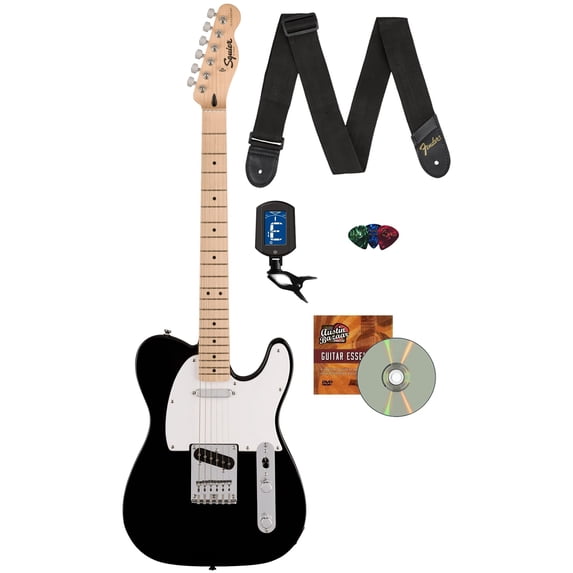 Fender Squier Sonic Telecaster - Black w/ Tuner