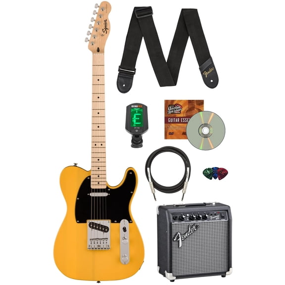 Fender Squier Sonic Telecaster - Butterscotch Blonde w/ Frontman 10G Amplifier