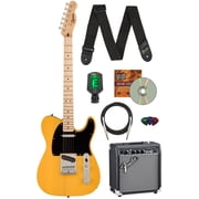 Fender Squier Sonic Telecaster - Butterscotch Blonde w/ Frontman 10G Amplifier