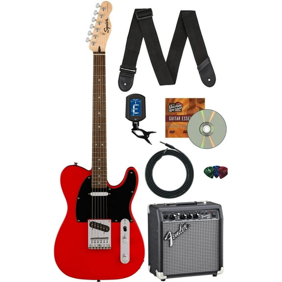 Fender Squier Sonic Telecaster - Torino Red w/ Frontman 10G Amplifier
