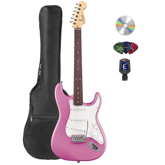 Fender Squier Stratocaster - Flash Pink w/ Gig Bag