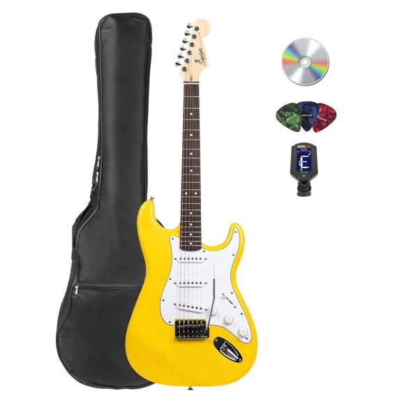 Fender Squier Stratocaster - Graffiti Yellow w/ Gig Bag