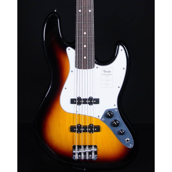 Fender Standard Jazz Bass, Laurel FB, 3-Color Sunburst