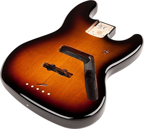 Fender Standard Series Jazz Bass Body, Alder, Brown Sunburst