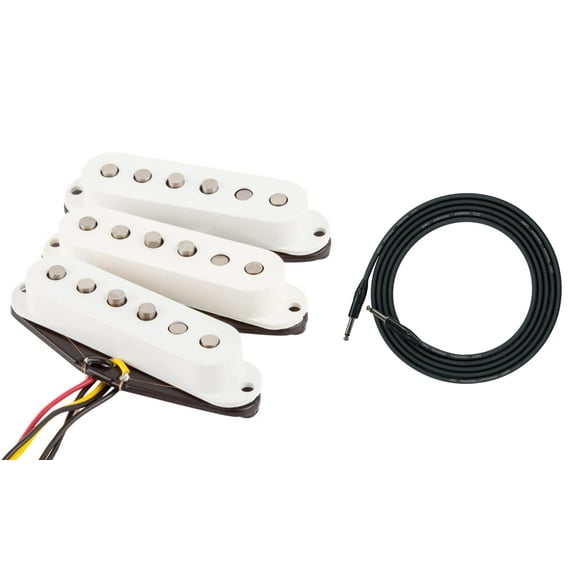 Fender Tex-Mex Stratocaster Pickups w/ Instrument Cable