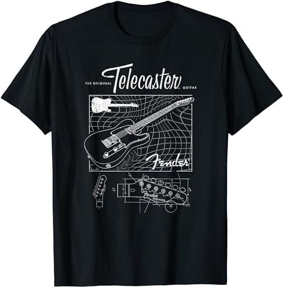 T-shirt Uomo Fender Footwear, 100% Cotone, Manica Corta, Vestibilità Classica
