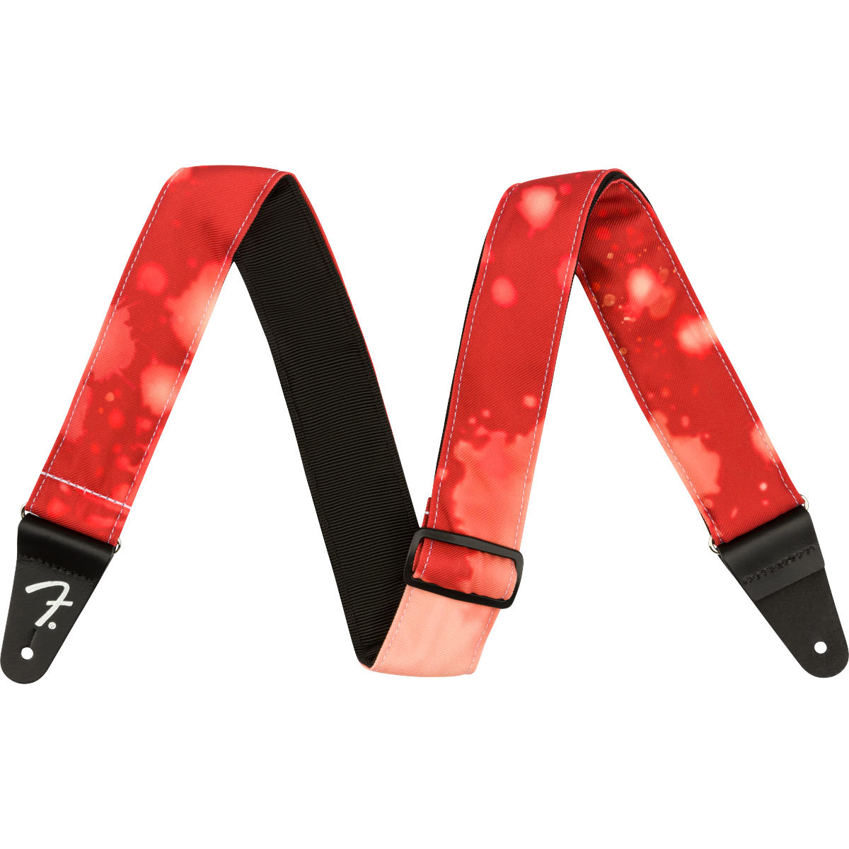 Fender ® Tie Dye Acid Wash 2" Wide Guitar Strap, Red MODEL #: 0990637200