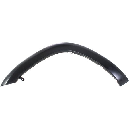 Fender Trim Compatible with 2006-2012 Toyota RAV4 Front, Left Driver Black