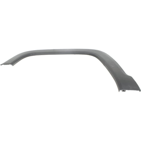 Fender Trim Compatible with 2015-2021 Jeep Renegade Front, Left Driver Textured Dark Gray