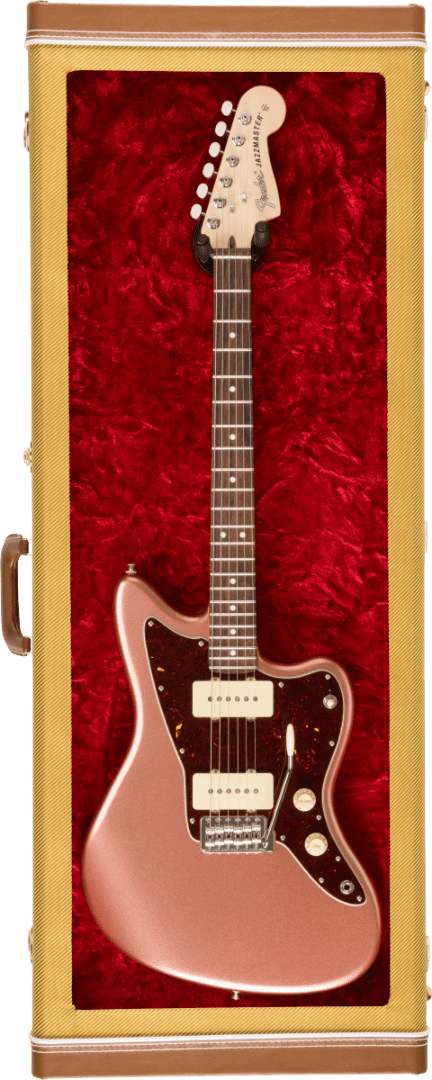 Fender Tweed Guitar Display case for Electric Guitars - Stratocaster, Telecaster