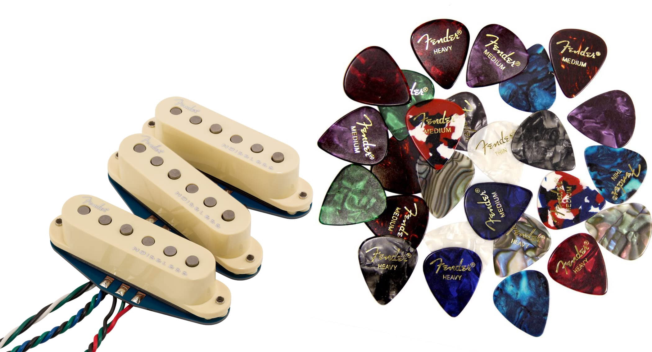 Fender Ultra Noiseless Vintage Stratocaster Pickups w/ Picks