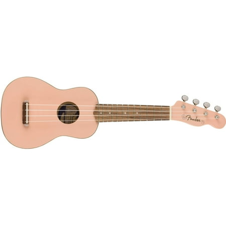 Fender - Venice Soprano 4-String Ukulele - Shell Pink
