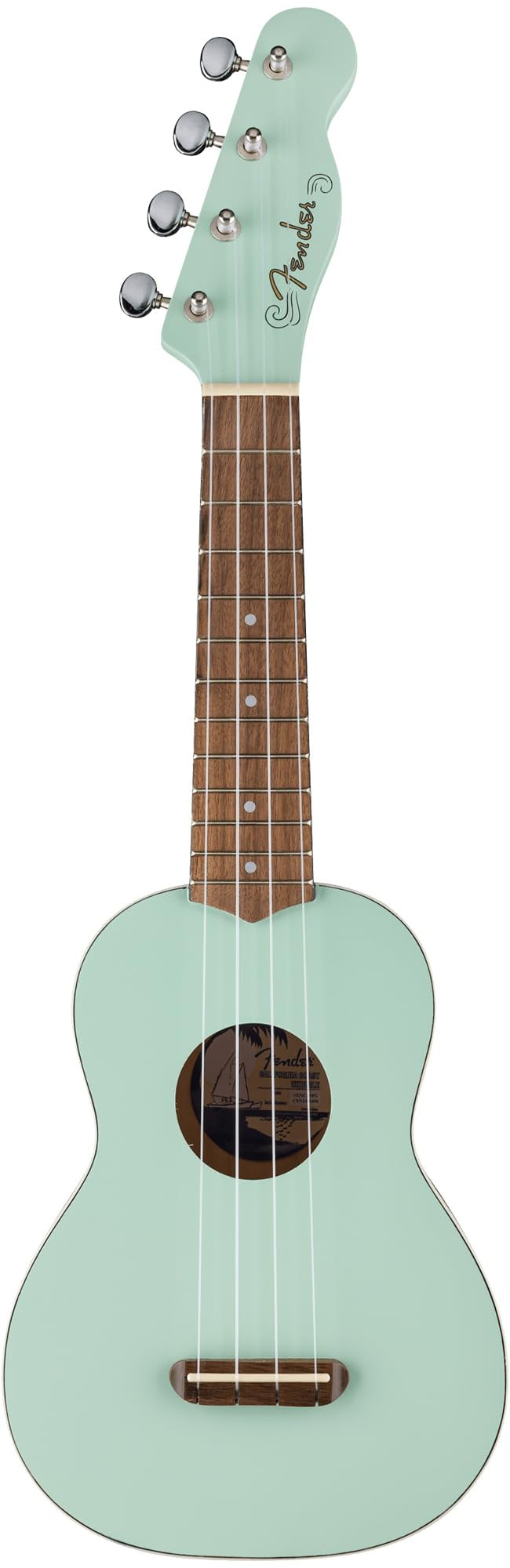 Fender Venice Soprano Ukulele - Surf Green