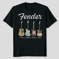 thumbnail image 1 of Fender Vintage Guitar Lineup T-Shirt Unisex, Sizes S-5XL, Tbun, 1 of 5