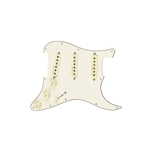 Fender?Vintage Noiseless Prewired Stratocaster Pickguard - 3-Ply White