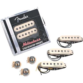Fender Vintage Noiseless Strat Pickups, Set of 3, Aged White