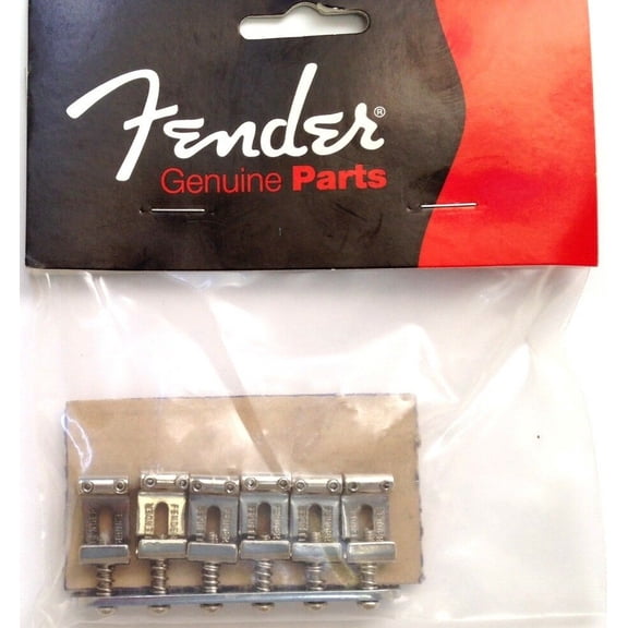 Fender Vintage Style Bridge Hardtail Stratocaster Chrome 0037592049 with screws