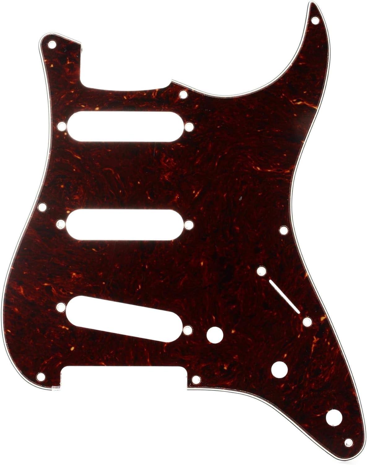Fender Vintage-Style Pickguard, Stratocaster, 8-Hole - Tortoise Shell Tortoise Shell Stratocaster - 8 Hole Modern Pickguard