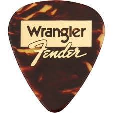 Fender and Wrangler Picks, 351 Shape, Tortoiseshell (8)