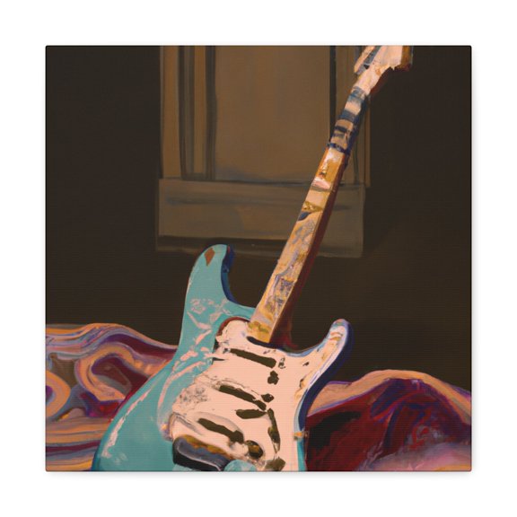 "Fender in Rococo Style" - Canvas