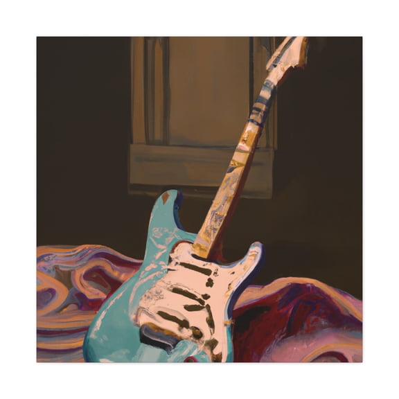 "Fender in Rococo Style" - Canvas