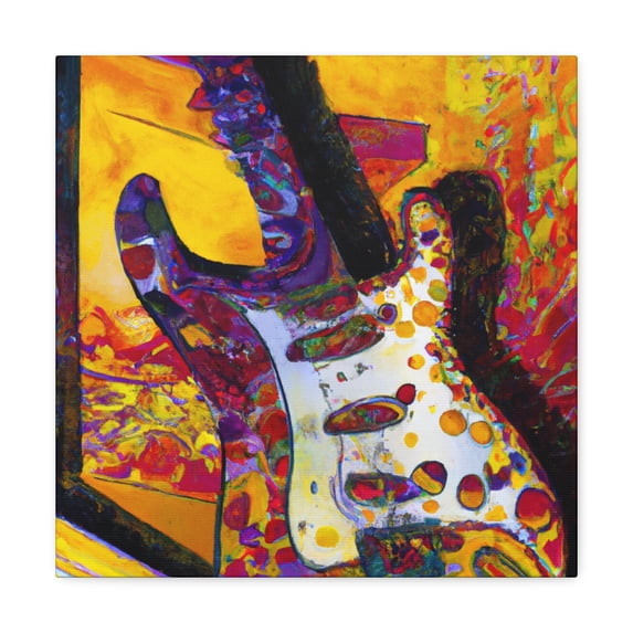 "Fender's Flourishing Flourish" - Canvas