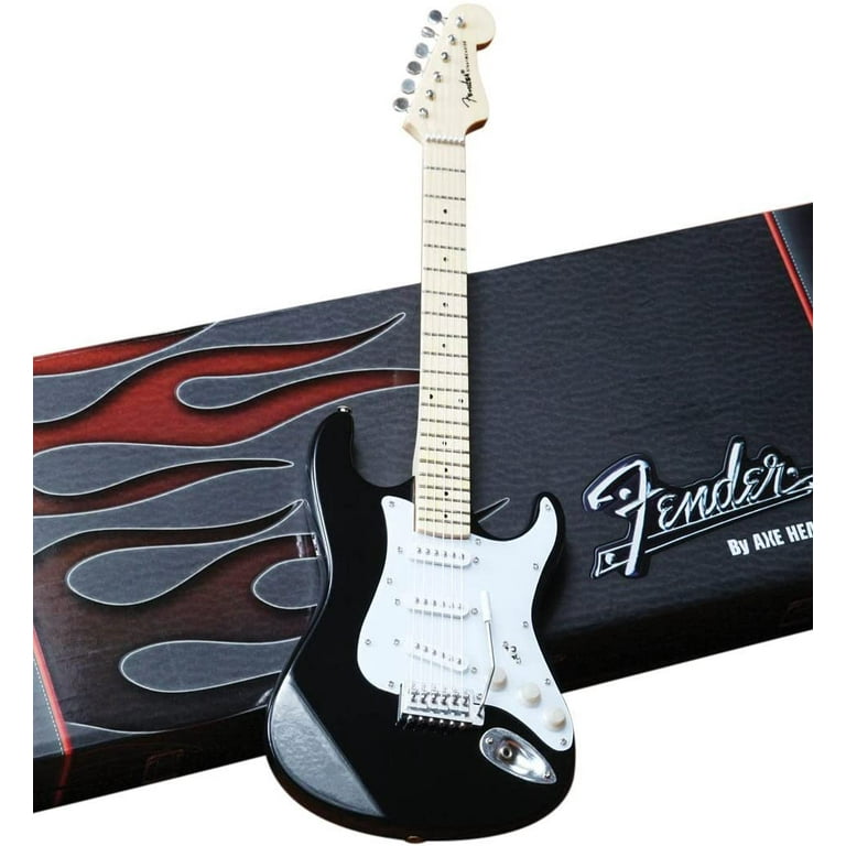 Fender Strat Classic Black Miniature AXE Guitar