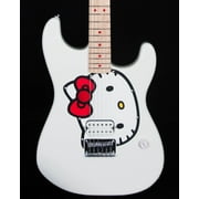Fender Squier x Hello Kitty White Stratocaster Guitar with Humbucking Pickup and Volume Control