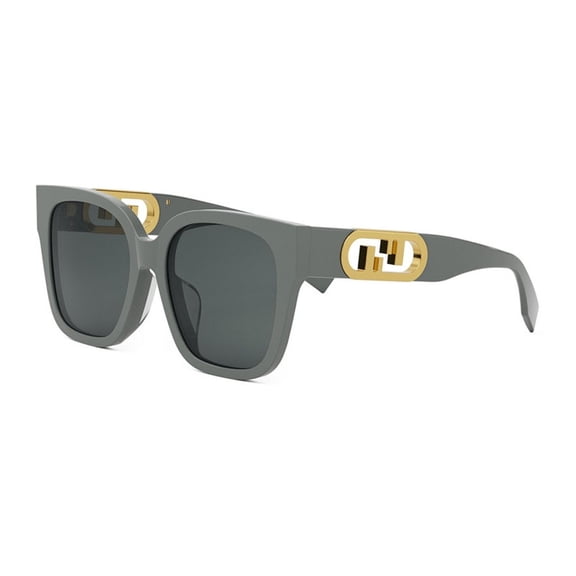 Fendi FE40063F 20A 55mm Square Sunglasses Women's Grey