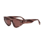 Fendi FE40163U 74S 54mm Cat Eye Sunglasses Unisex