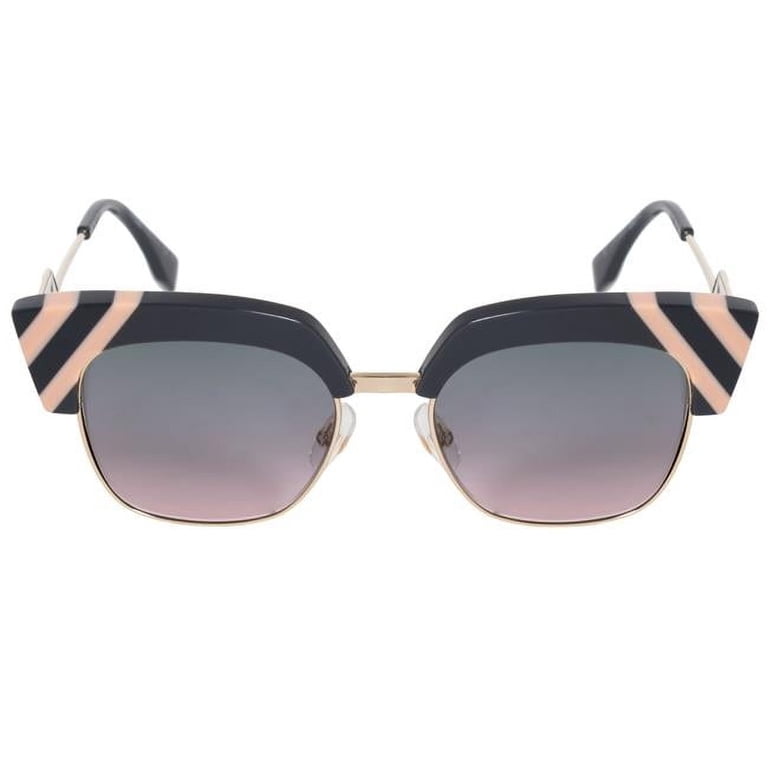 Fendi Waves Sunglasses Fendi Waves Grey and Pink Gradient Square Sunglasses FF 0241  main image 2