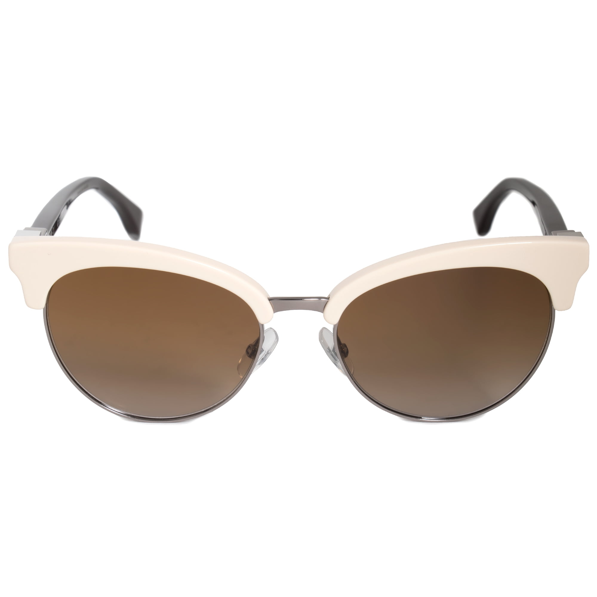 Fendi FF 0177/S 0DMV Eyeshine White Cat Eye Sunglasses  display picture 1