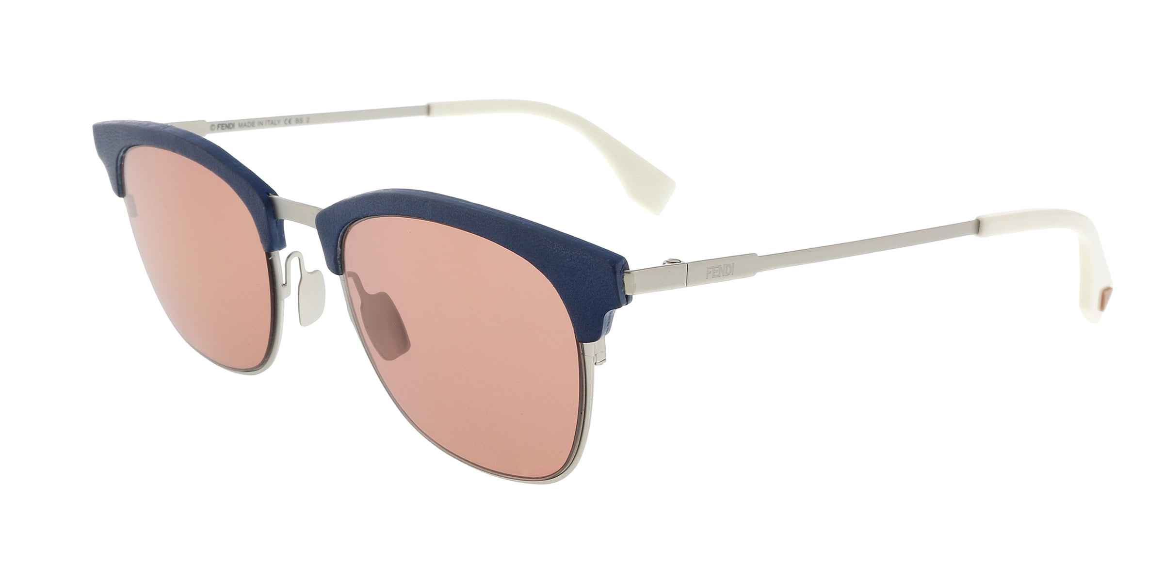 Fendi FF0228/S 0J2B Silver Red Rectangle Sunglasses for  display picture 1
