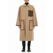 Fendi Fabric Trench Coat Men's