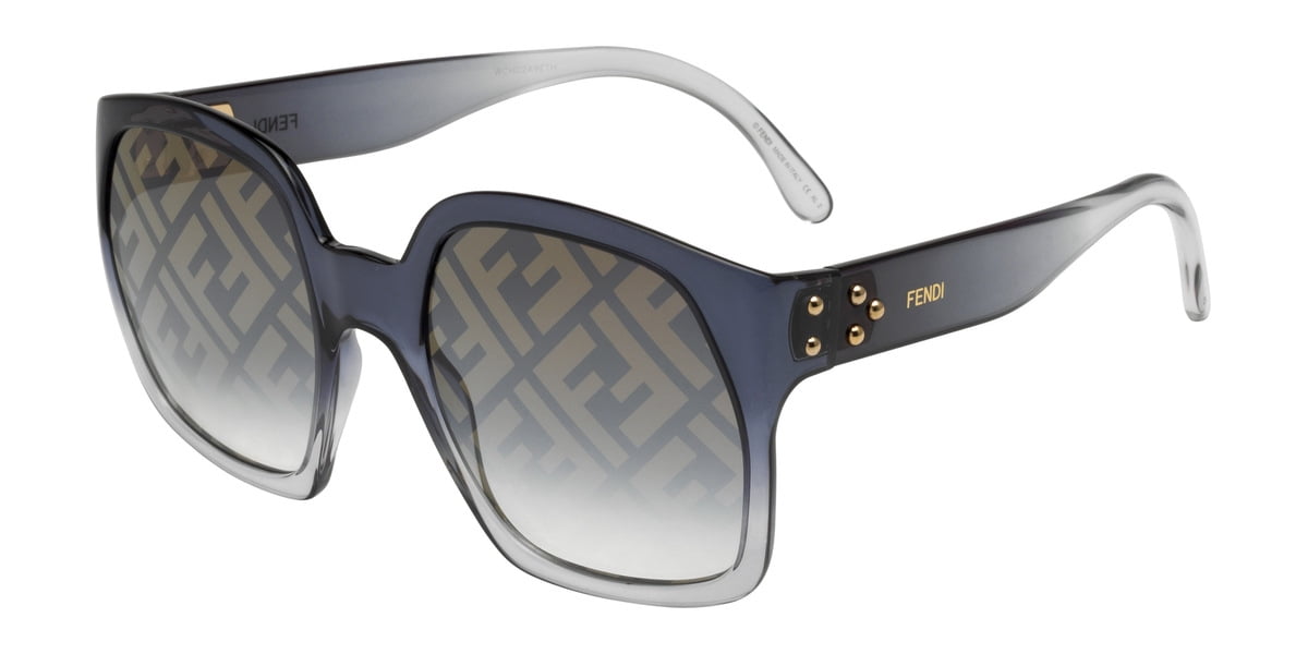 Fendi Black and Gray Sunglasses Fendi FE40133I Rectangle Sunglasses | Authorized Retailer  main image 3