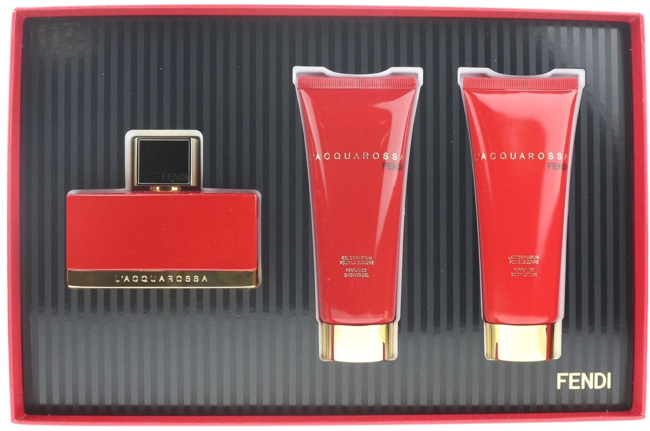 Fendi L'acqua Rossa Eau De Parfum Spray 3 Piece, For Women 1 ea