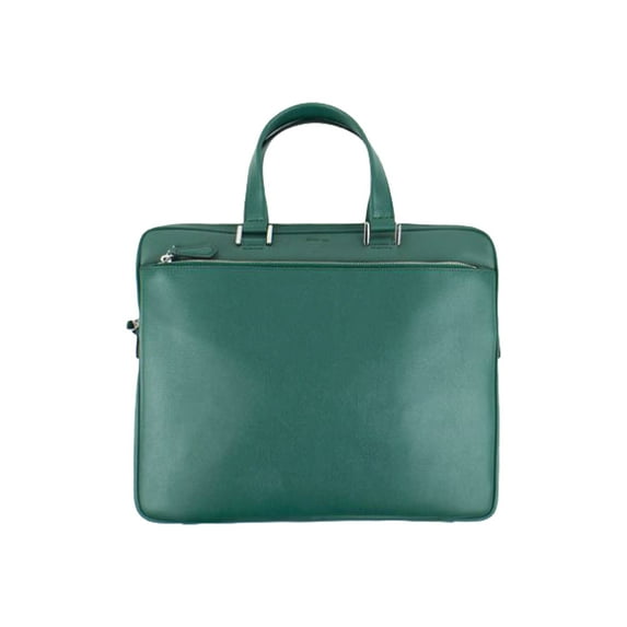 Fendi Leather Business Briefcase (Green)