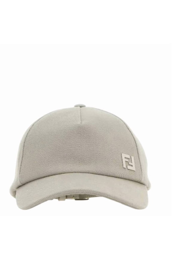 Logo Plaque Cotton Hat, Size One Size