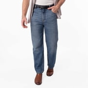 Fendi Mens Straight-Cut Long Jeans, Waist Size 32"