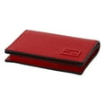 thumbnail image 1 of Fendi Red Grained Leather Baguette Logo Card Case Wallet 7M0222, 1 of 7