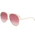thumbnail image 1 of Fendi Run Away  Metal Mens Aviator Sunglasses Rose Gold 53mm Adult, 1 of 3