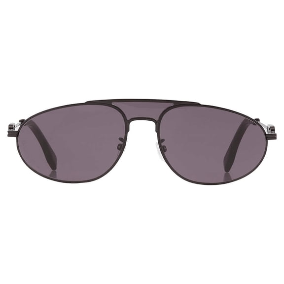 Fendi FE40072U-Y 01A 57mm Aviator Sunglasses Men's Black