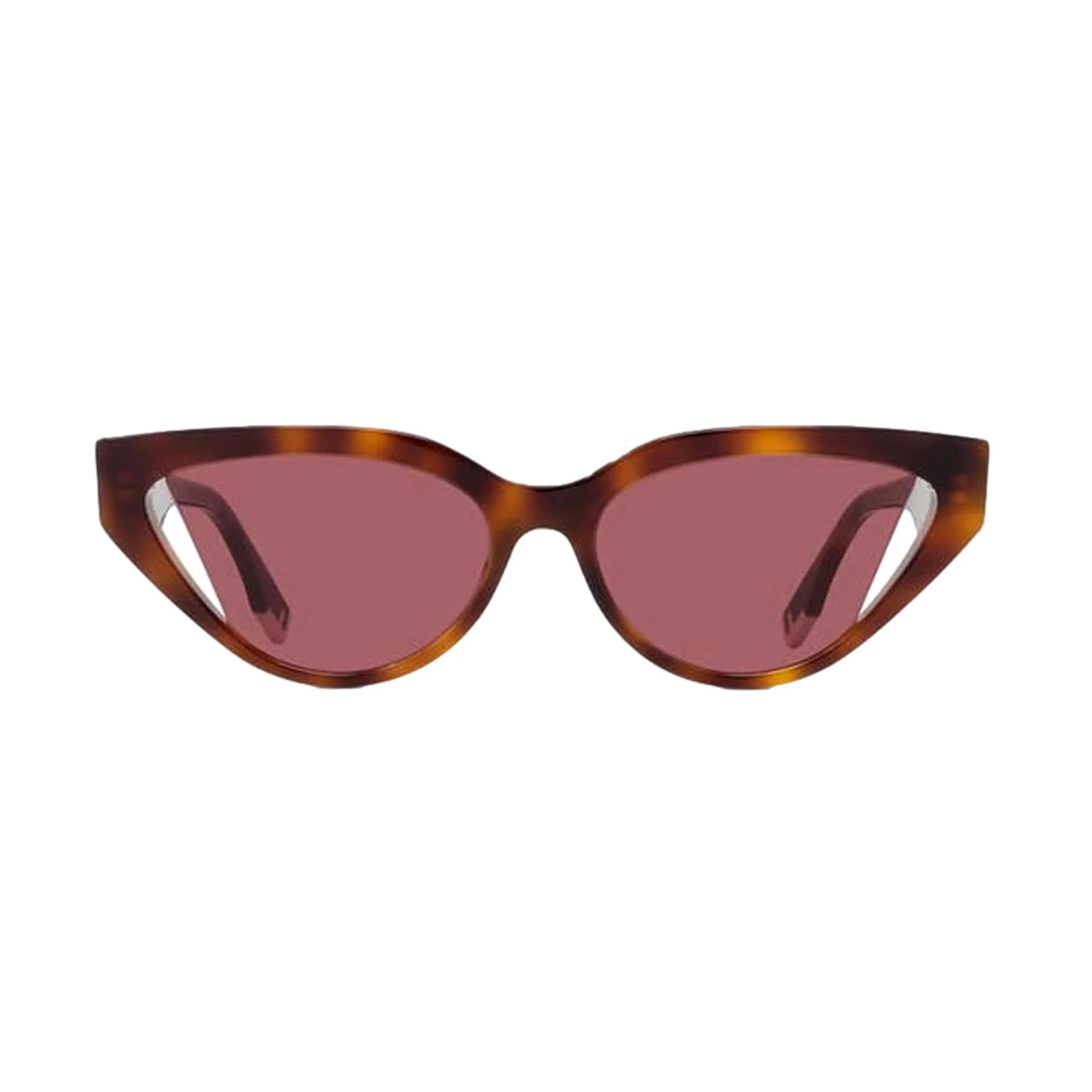 Fendi By The Way Pink Lenses Tortoise Shell Acetate Cat Eye Frame